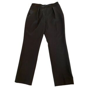 White House Black Market The Straight Leg Tuxedo Black Pant 0